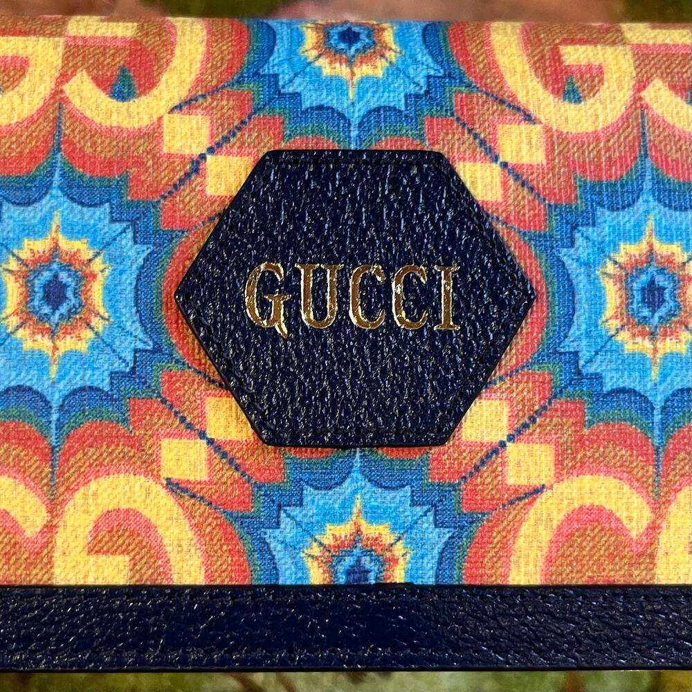 GUCCI 100 Centennial GG Kaleidoscope Wallet - Picture 6 of 15